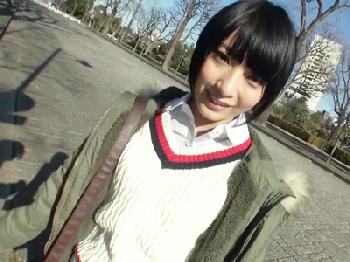 天然で初々しい黒髪ショートがとっても似合う美形少女とハメ撮り素人美少女ロリのエロ動画