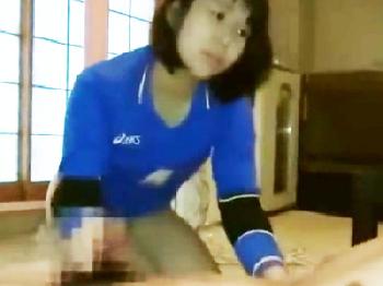 バレー部の長身スレンダーJ〇とホテルでハメ撮り決行素人美少女のエロ動画