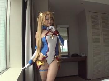 コスプレ史上歴代NO1の可愛さ！FG〇コスの19歳美形少女が中出しトランスハメ撮り素人美少女ロリのエロ動画