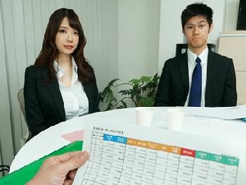 Jカップの社内でも噂の上司とまさか相部屋になれるなんて！巨乳パイズリ安齋ららのエロ動画