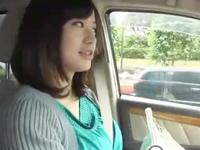 ビックおっぱい素人奥さんをナンパ→ドライブデートからのハメ撮り不貞巨乳人妻顔射のエロ動画