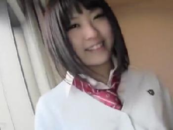 TWITTERで知り合った尻軽女女子校生とホテルで中出し性交！素人ロリハメ撮りのエロ動画