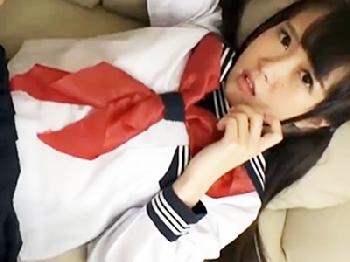 セーラー服の妹女子校生がお兄ちゃんと親に内緒でベタベタ禁断セックス美少女ロリ近親相姦のエロ動画