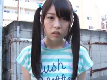 ドマゾの黒髪ツインテ女子校生娘を拉致！中出しハメ撮りにハメまくる美少女オナニーのエロ動画
