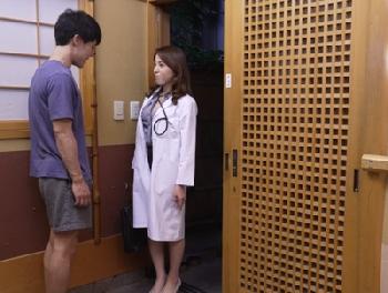 「その後調子どう?」出張エロ介護してくれる女医さんのもの凄い吸引フェラチオ熟女コスプレのエロ動画