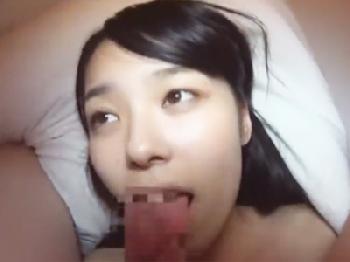 『アッハヌルヌルだね』フェラチオ大好き強烈かわいい淫乱少女とのハメ撮りがクソ抜ける!素人美少女痴女手コキのエロ動画