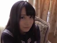 男の人を直視できないミニ系女子校生を自宅に連れ込みハメ撮り結構!巨乳美少女ロリフェラぶっかけのエロ動画
