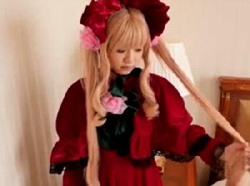 ガチで人形みたいなゴス幼顔系レイヤーとハメ撮り→つるぺたオッパイで感度抜群に感じながら大量中出しフィニッシュ！素人美少女ロリ...