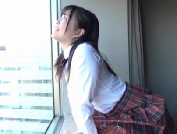 『はぁ～気持っちぃ♥』ハシカン似の一級品美形少女と昼間っから高層ホテルでヤリ倒し素人美少女ロリハメ撮りのエロ動画