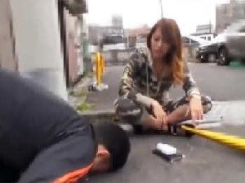 『中ヤダぁ！』散々悪態をついていたヤンキーギャルにお仕置き中出し巨乳お姉さんナンパのエロ動画