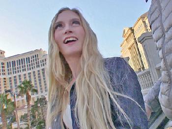 ラスベガスでナンパした金髪美人をホテルに連れ込みブッ込み倒し巨乳素人お姉さんのエロ動画