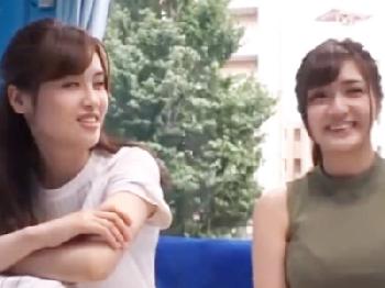 子持ちの素人主婦二人組をナンパ→乱交パイ射ファック！巨乳人妻のエロ動画