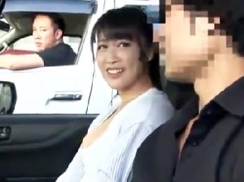 たわわ乳美形お姉さんが車内でイチャつき→隣接車のDQNに見つかりガチ婦女暴行巨乳素人美少女レイプのエロ動画