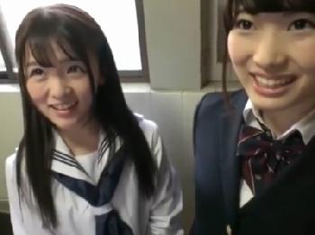 『オッサンを2人でイジメようよ♡』蠱惑的な姪っ子たちがくっさいオジサンを喜ばせる3Pパコ女子校生美少女のエロ動画