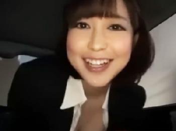 『ずっと私の胸見てましたよね?』肉体接待で契約を取る淫乱オフィスレディとカーセックス!巨乳痴女OL中出しのエロ動画