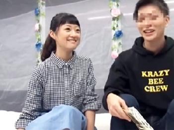 『ちょ、本当にするの？』友人男女は賞金の為にヤッちゃうのか検証してみた結果素人美少女中出し盗撮のエロ動画