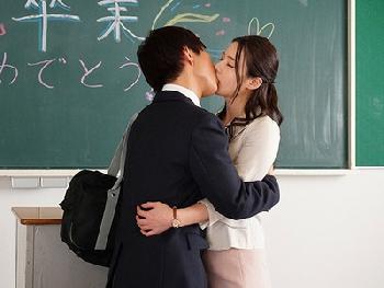 今日で卒業!こっそり付き合って女先生にギンギンペニスをぶつける夜の卒業式巨乳女教師吉高寧々のエロ動画