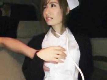 気弱なFカップ看護師を目かくしして中出しFUCK素人お姉さん看護婦ハメ撮りのエロ動画
