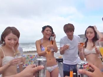 超良質素人ヤリサーパリピたちの海BBQ乱交巨乳美少女お姉さんギャルのエロ動画
