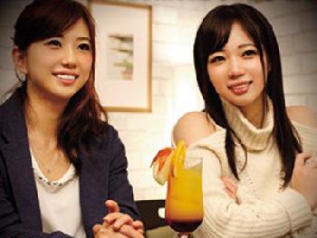 相席居酒屋でナンパした2人組をお持ち帰り！お酒で火照って気持ちいいパコ巨乳素人お姉さんのエロ動画