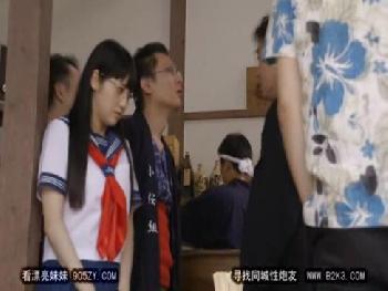 めがねかけた真面目系美形少女女子校生がチンピラどもに犯される!巨乳美少女フェラレイプ3P乱交みづなれい若月まりあのエロ動画