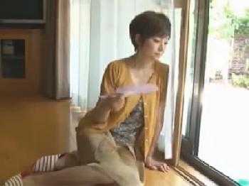 きれいなお姉さん体キープしてるショートヘア中年女性の密通ファック巨乳痴女熟女顔射のエロ動画