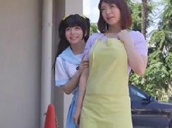 隣の家のいじめっ子幼馴染の母と娘を親子丼陵辱女子校生美少女ロリ人妻麻里梨夏のエロ動画