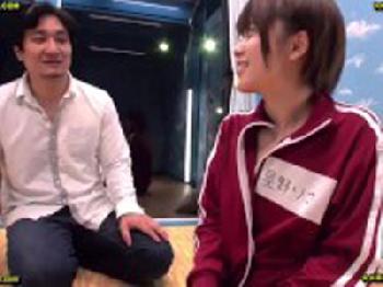 ショートヘアのジャージ娘が初めてのマジックミラー号でハッスル！素人美少女のエロ動画