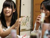 居酒屋合コンからの宅呑み盜撮！深酔い女子たちとなし崩しファック素人美少女お姉さんロリ盗撮のエロ動画