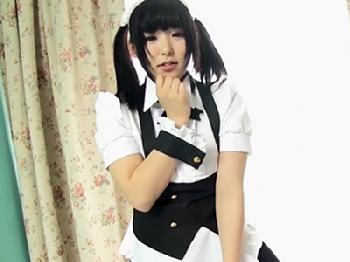 「ダメですってばぁ」ツインテメイドがご主人様の強引の調教で絶頂オーガズムW巨乳美少女コスプレ顔射のエロ動画