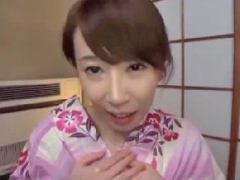 浴衣美形お姉さんと温泉旅行で楽しむ中出しファック巨乳のエロ動画