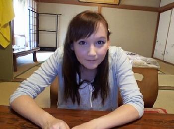 ガチ天使降臨！留学中の真っ白フランス女子大生と一泊温泉旅行でイチャコラパコ美少女お姉さんロリハーフ顔射ハメ撮りルロア・クララ...