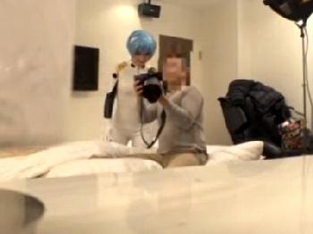 コスプレ撮影会と偽ってエヴァコスのままハメ撮り開始！巨乳素人のエロ動画