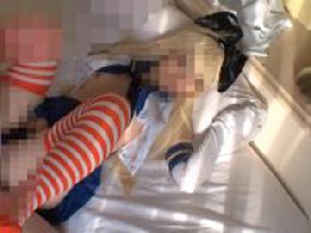 艦○れ島風ちゃんと着衣ファックして中出し素人美少女コスプレのエロ動画