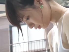 おっとりかわいいお団子ヘア女子がマジックミラー号寝取られマッサの餌食に素人美少女中出しナンパのエロ動画