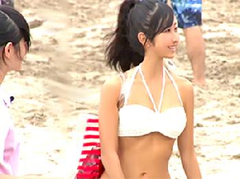 水着のポニテ女子大生がぬるぬるオイルマッサで欲情ハメ巨乳素人美少女マッサージのエロ動画