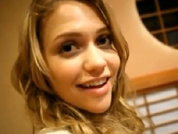 「キモチィイ…」金髪のSEX大好き素人娘としっぽり温泉ハメ撮り巨乳ギャルのエロ動画