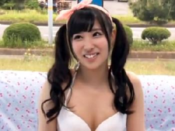 華奢水着美形お姉さんが童貞男根に中出しされる素人美少女のエロ動画
