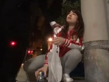 深酔いギャルを介抱したら3連中出しねだられて金玉枯渇！素人美少女のエロ動画