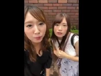 イケメンたちとの旅行のはずがいきなり乱交になってしまった素人2人組巨乳ギャルのエロ動画