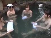 温泉で時間を止めたり動かしたりして完全陵辱巨乳美少女お姉さん千乃あずみ蓮実クレア佳苗るか井上瞳のエロ動画