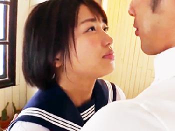 ショートヘアが可愛い美形少女女子校生がローション塗れの濃密ファックで絶頂しまくり美少女顔射のエロ動画