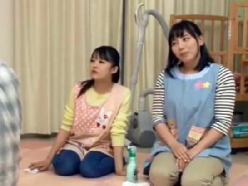 大人限定の保育園で淫乱先生二人との3Pパコで我慢できずにザーメン中出しお姉さんのエロ動画