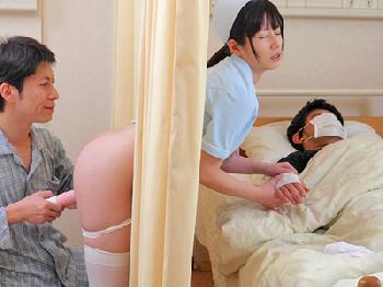 203号室の看護師コールが鳴るたび深夜の院内で声も出せずに犯さる看護師巨乳看護婦奥田咲のエロ動画