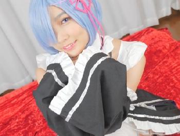 枢木あおいちゃんのレムコスファック!!美少女ロリコスプレのエロ動画