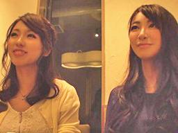 相席屋でナンパした二人組の二次会宅飲みを隠し撮り巨乳素人お姉さんOL盗撮のエロ動画