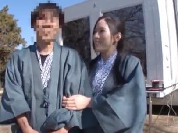 温泉街でナンパした巨乳マダムをマジックミラー号で金爆調教→背徳肉棒で快楽イキお姉さん人妻中出しのエロ動画