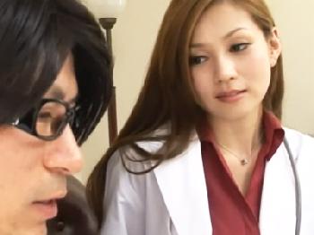 「舌だして?」クッソ淫乱な上司女医のマスターベーション目撃→痴女られて即中出しセックスWお姉さんのエロ動画