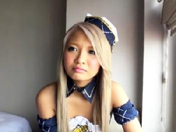 コスプレ痴女ギャルが濃密フェラチオで勃たせた陰茎でガチピス中出しのエロ動画