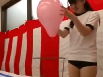 風船が割れたら罰ゲーム！着痩せしていた美巨大オッパイ素人をブッ込み倒し巨乳のエロ動画